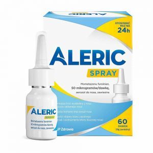 Aleric Spray do nosa na katar alergiczny u dorosłych x 60 dawek (10 g)