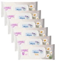 Aqua Wipes Premium papier toaletowy mokry 6 x 40 szt (6-pack)