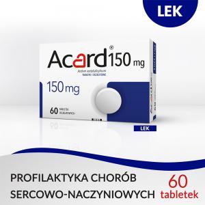 Acard 150 mg x 60 tabl dojelitowych