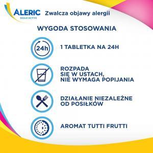 Aleric deslo active 2,5 mg na alergię i katar sienny dla dzieci x 10 tabl ulegających rozpadowi w jamie ustnej