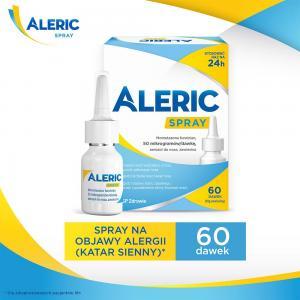 Aleric Spray do nosa na katar alergiczny u dorosłych x 60 dawek (10 g)