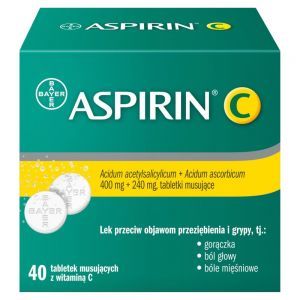 Aspirin C x 40 tabl musujących