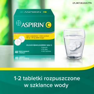 Aspirin C x 40 tabl musujących