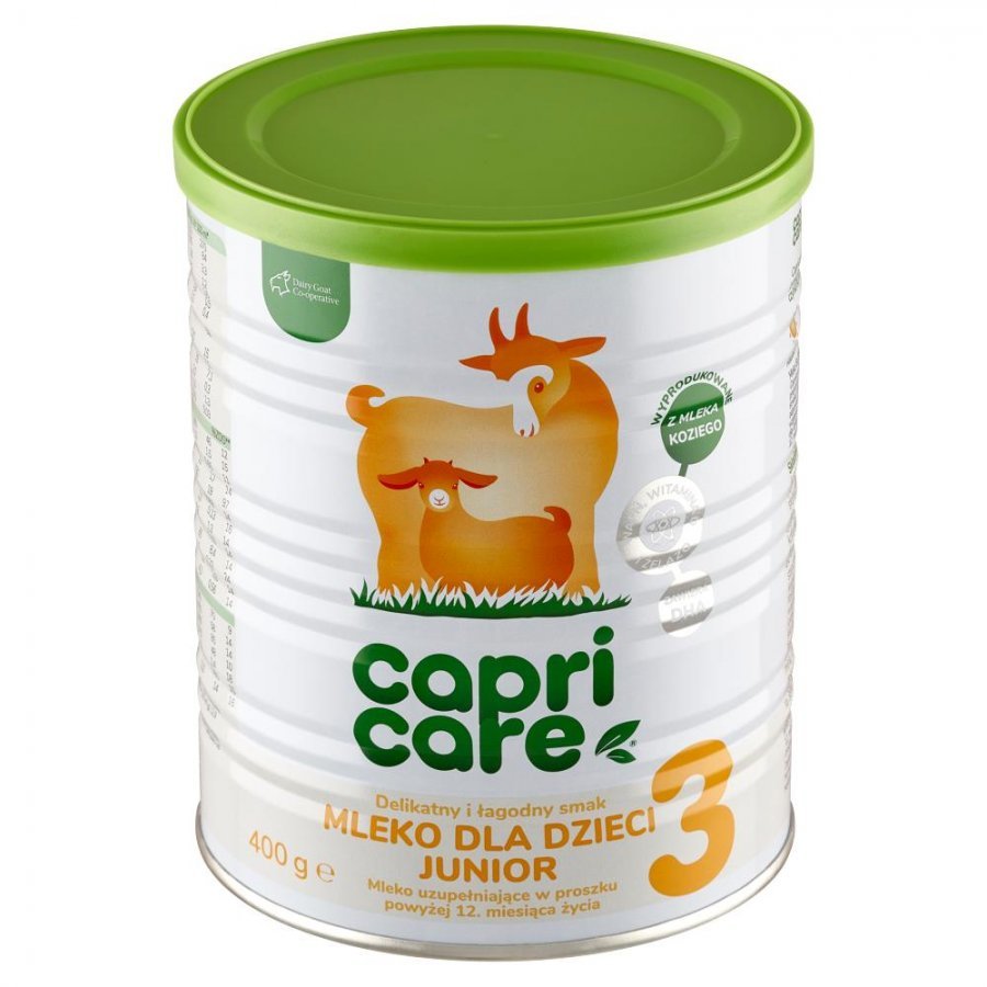 capricare 2 - mleko następne na mleku kozim, od 6. miesiąca życia, 400 g –  opinie, skład i cena