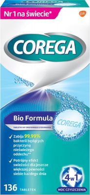 Corega Tabs Bio Formula x 136 tabl