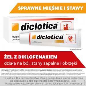 Diclotica 10 mg/g żel 100 g