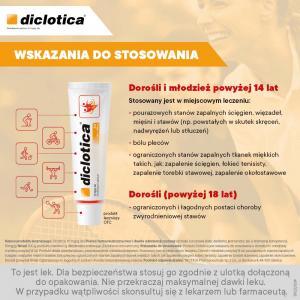 Diclotica 10 mg/g żel 100 g