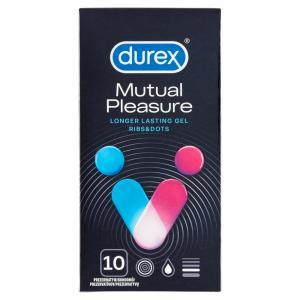 Durex Mutual Pleasure prezerwatywy prążkowane przedłużające stosunek x 10 szt w dwupaku (2 x 10 szt)