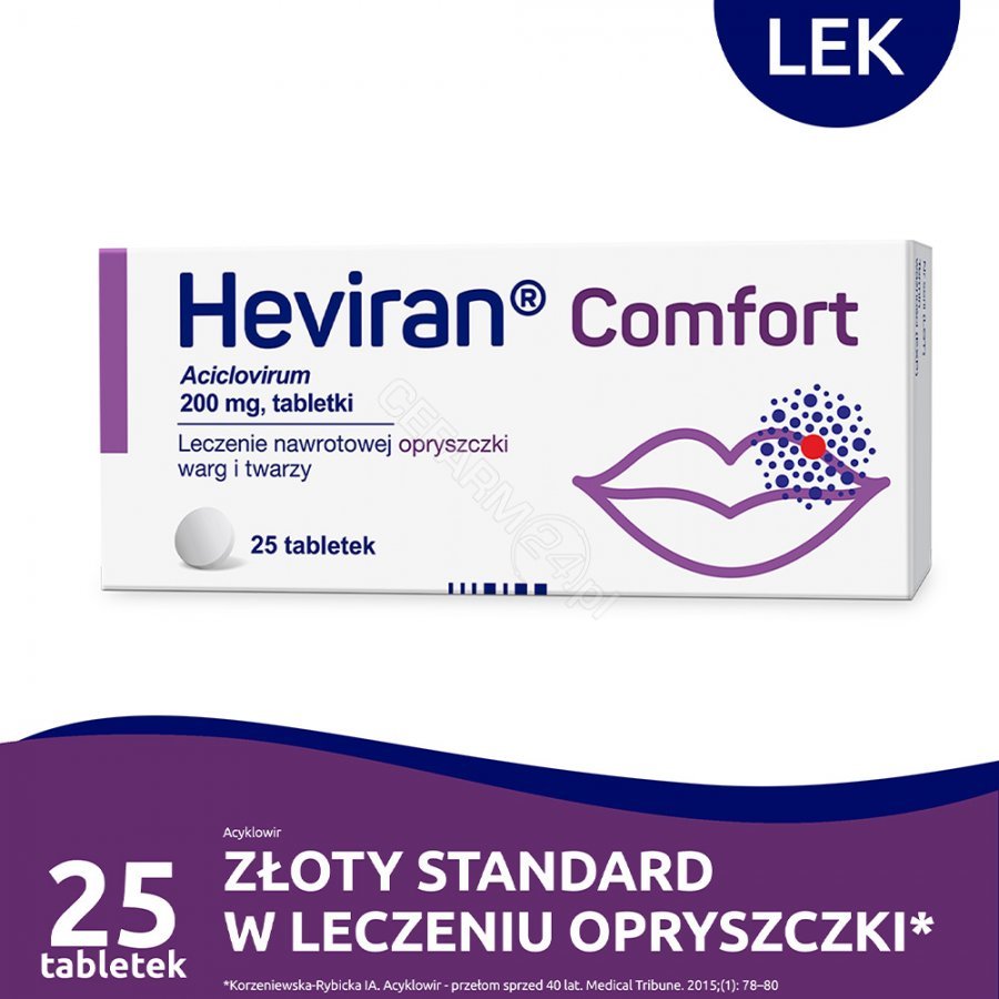 Heviran Comfort Mg X Tabl Cena Apteka Internetowa Cefarm