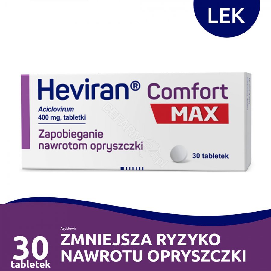 Heviran Comfort MAX Mg X Tabl Cena Apteka Internetowa Cefarm