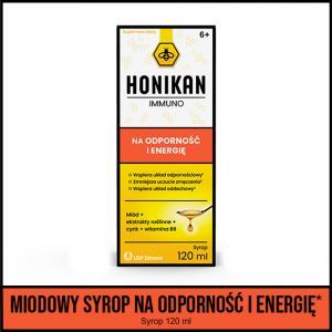 Honikan Immuno syrop na odporność i energię 120 ml (KRÓTKA DATA)