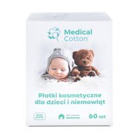 Medical Cotton płatki kosmetyczne dla dzieci i niemowląt x 60 szt