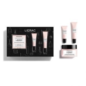 Lierac Hydragenist promocyjny zestaw - krem nawilżający 50 ml + serum 15 ml + krem pod oczy 7,5 ml