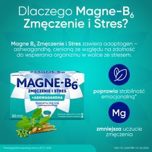 Magne-B6 Zmęczenie i Stres w trójpaku 3 x 30 tabl