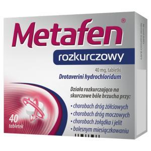 Metafen rozkurczowy 40 mg x 40 tabl (KRÓTKA DATA)