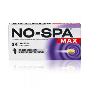 No-spa max 80 mg x 24 tabl powlekane