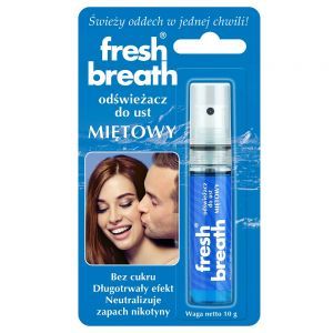 Odświeżacz do ust Fresh Breath - miętowy 10 g (niebieski)