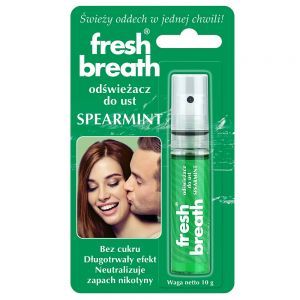 Odświeżacz do ust Fresh Breath - spearmint 10 g (zielony)