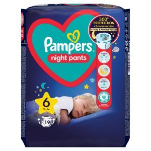 Pampers Night Pants 6 (15 kg+) pieluchomajtki x 19 szt