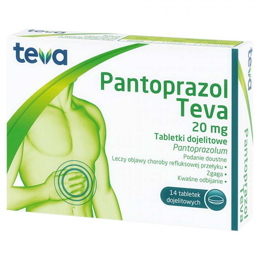 Vleien Onderstrepen wonder Pantoprazol Teva 20 mg x 14 tabl dojelitowych - cena - Apteka Internetowa  Cefarm24