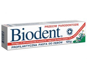 Pasta do zębów biodent przeciw paradontozie 125 g