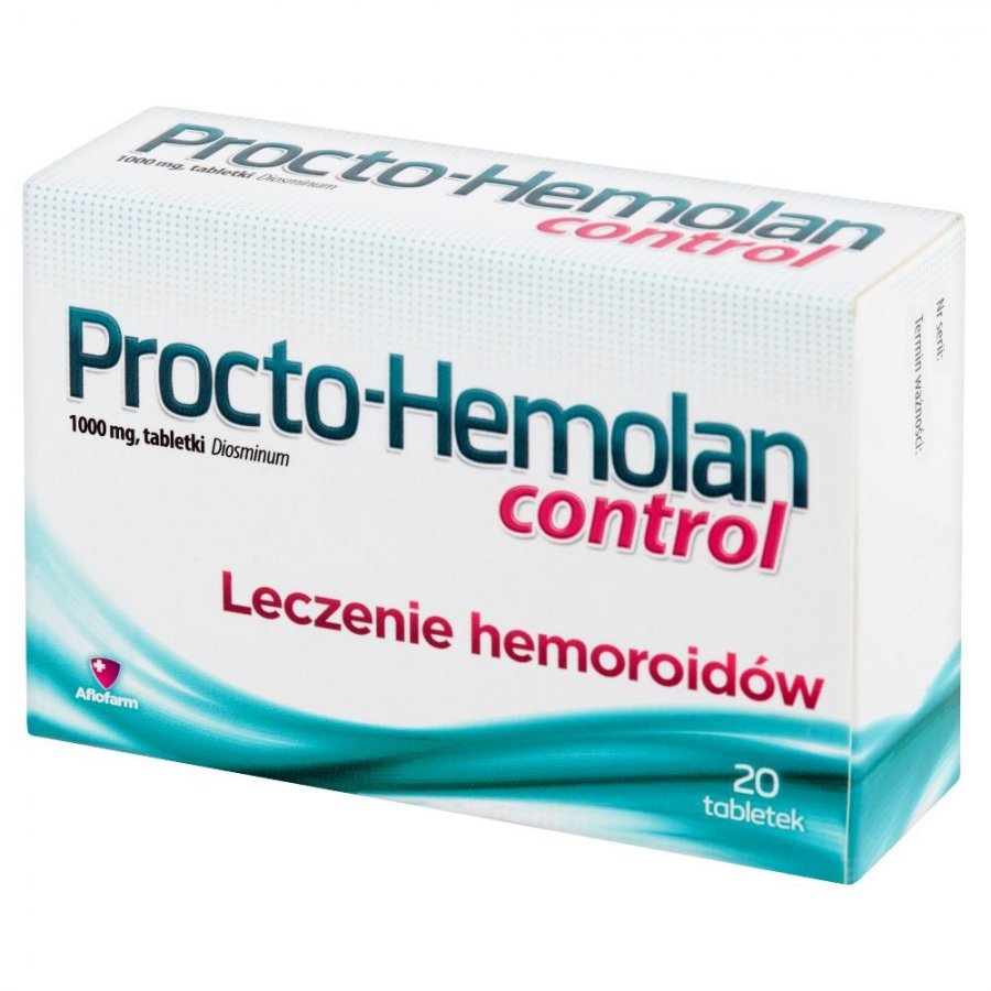 Procto Hemolan Control Tabletki Na Hemoroidy żylaki Odbytu 9360