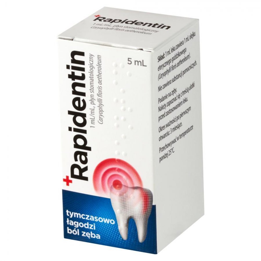 Rapidentin Płyn Stomatologiczny Lek Na Ból Zęba 2287