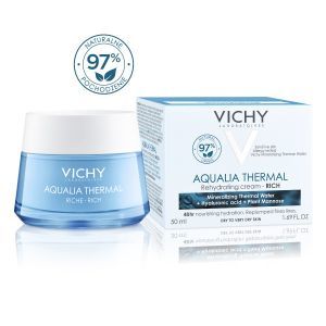 Vichy Aqualia Thermal Riche bogaty krem nawilżający do skóry suchej i bardzo suchej 50 ml